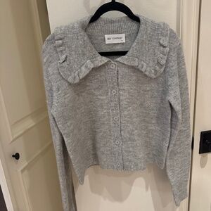 Peter Pan collar cardigan